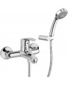 Miscelatore vasca esterno con insieme doccia "Duplex" Atomix 3.0