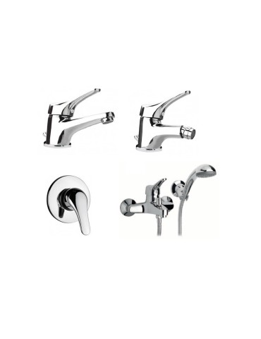 Argo Set Rubinetteria Bagno Monocomando Mod. Derby