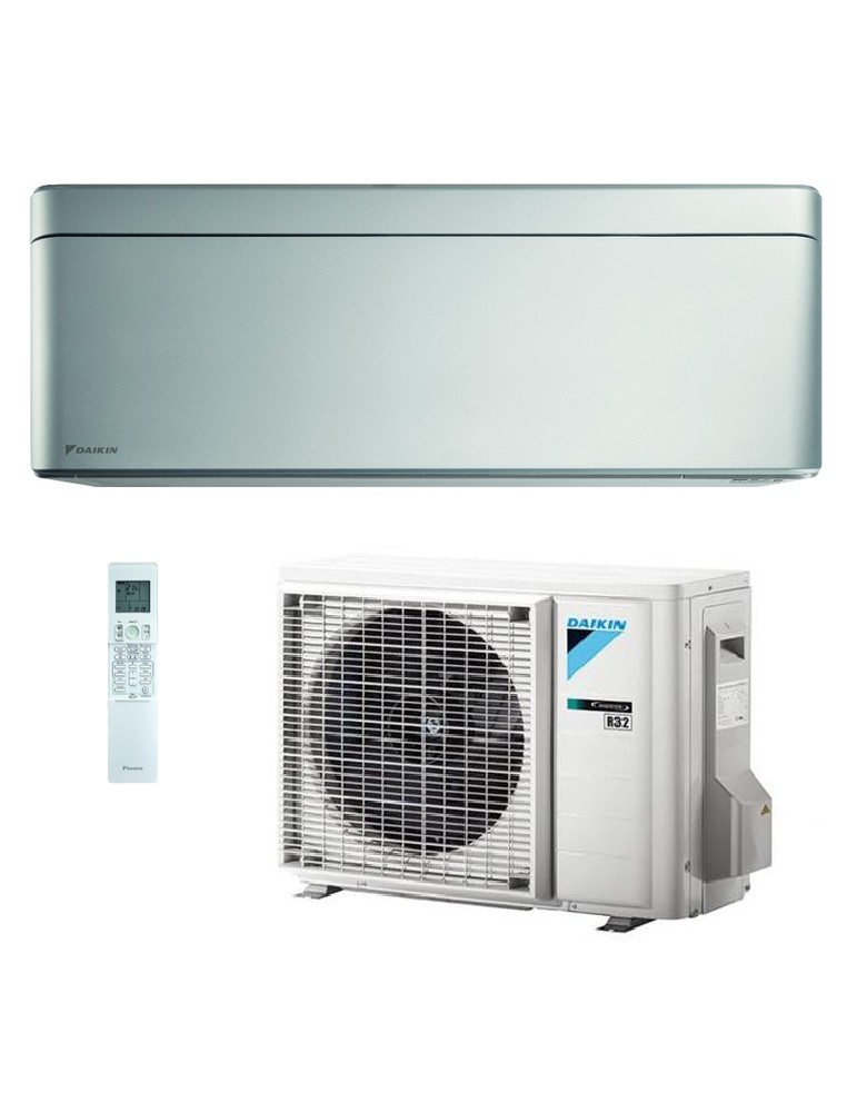 Climatizzatore Condizionatore Monosplit Daikin Stylish Silver 18000 Btu Inverter R-32 Wi-Fi A++/A++