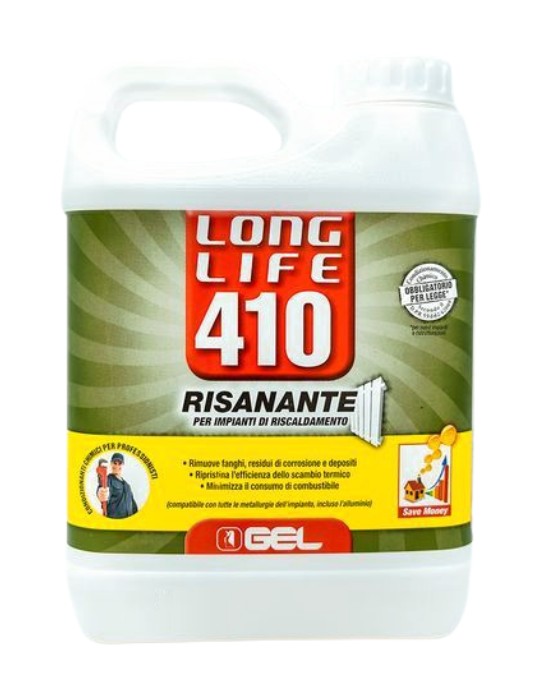 Risanante Impianti Riscaldamento Long Life 410 Lt.1 Gel