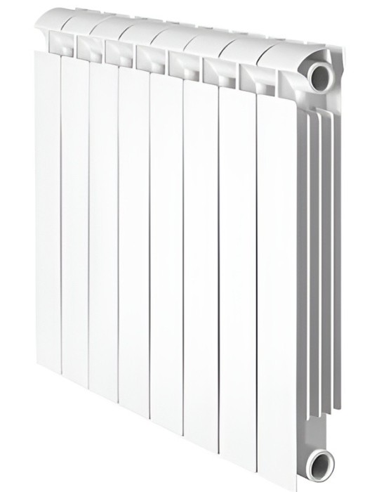 Termosifoni Radiatori da 2 a 9 Elementi in Alluminio Vox 700 Global Bianco RAL9010 + Kit Accessori