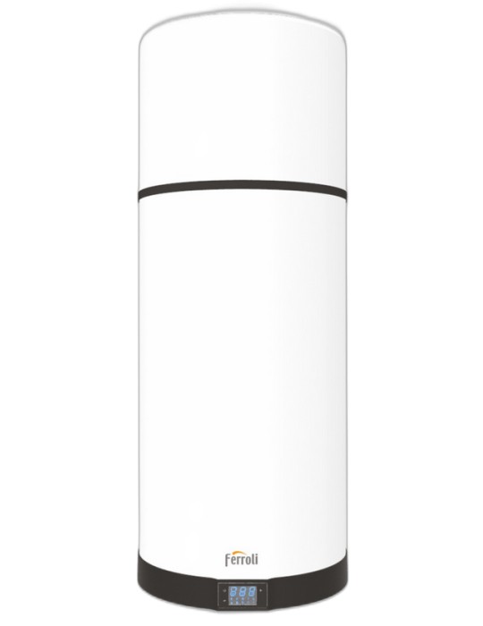 Scaldacqua a Pompa di calore Ferroli Egea LT 90 WI-FI A+ con serbatoio di accumulo per la produzione di acqua calda sanitaria