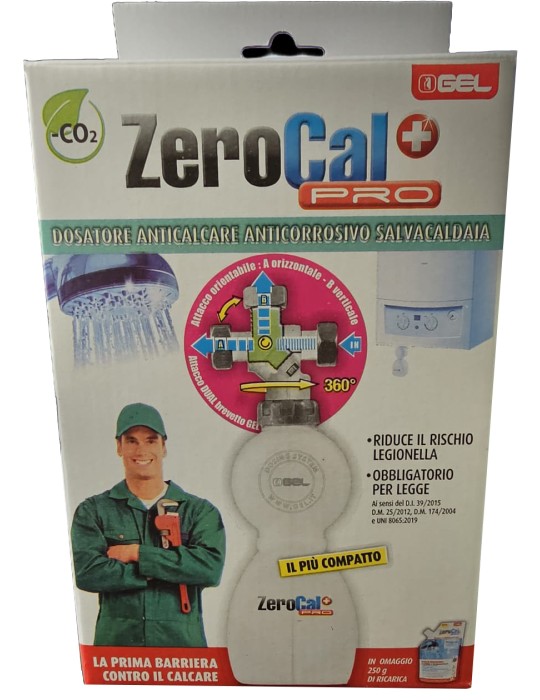 DOSATORE ANTICALCARE ZEROCAL+PRO + RICARICA DA 250GR