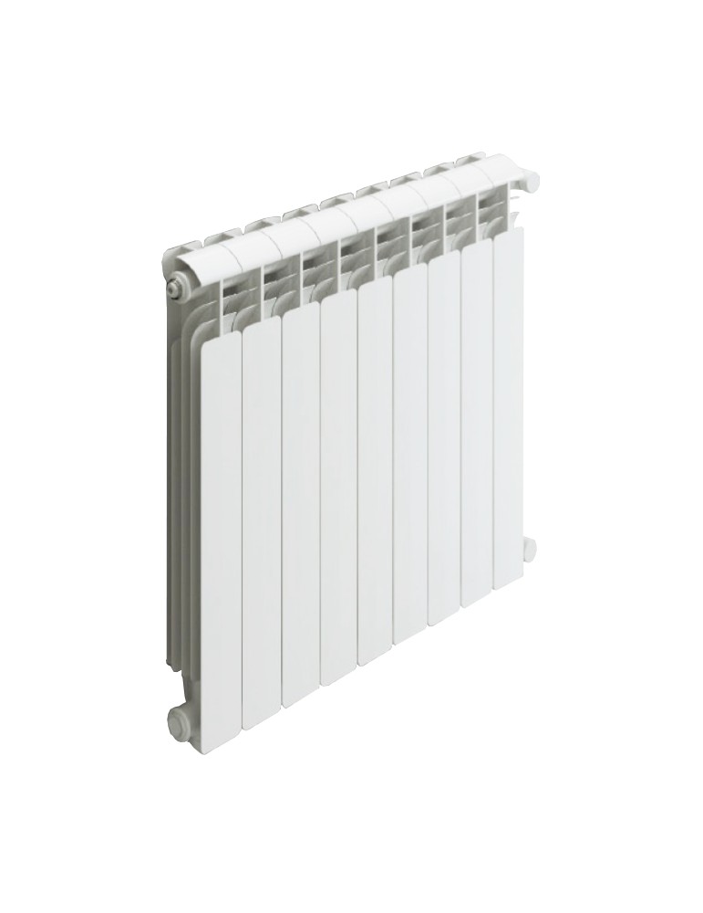 Termosifoni Radiatori da 2 a 9 Elementi in Alluminio Iseo 700 Global Bianco RAL9010