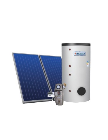 Cordivari Pannello Solare a Circolazione Forzata ECOBASIC 200 Litri TP 2