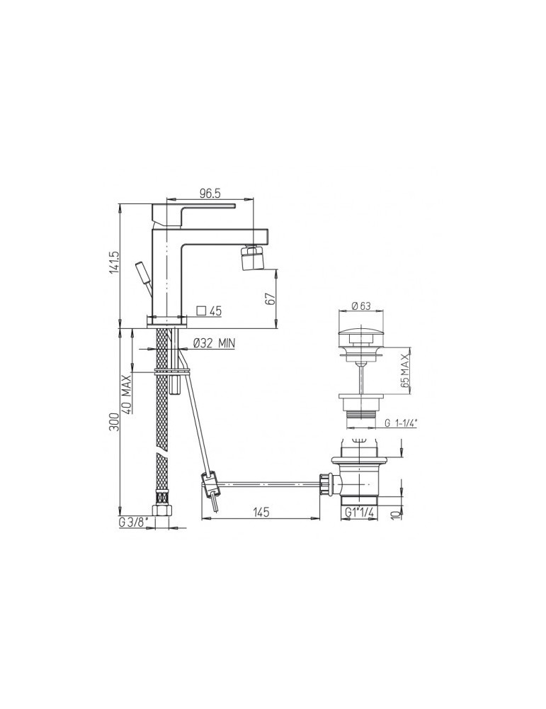 Rubinetto Bagno Bidet Argo MRC200/01