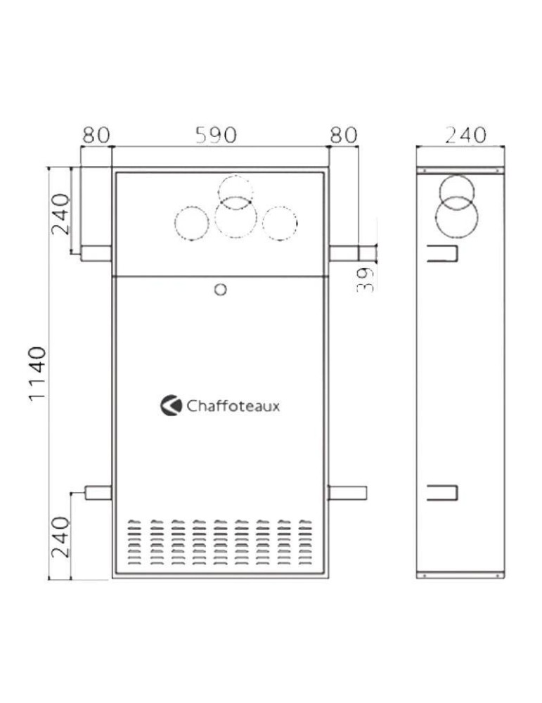 Unità da Incasso Chaffoteaux per Caldaie a Condensazione