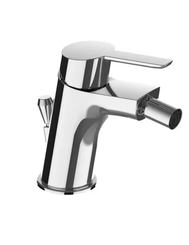 Frattini Monocomando Rubinetto Per Bidet Bagno Con Scarico 1”1/4 Caleo Cromato