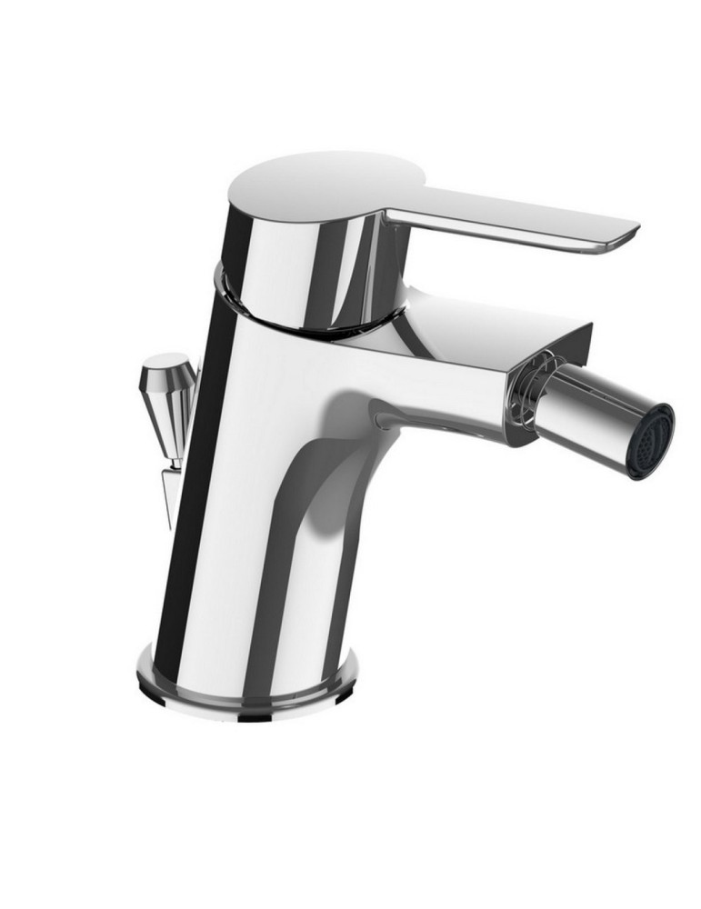 Frattini Monocomando Rubinetto Per Bidet Bagno Con Scarico 1”1/4 Caleo Cromato Frattini Monocomando Rubinetto Per Bidet Bagno Con Scarico 1”1/4 Caleo Cromato