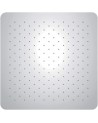 Soffione anticalcare in acciaio inox 200x200mm ultrapiatto