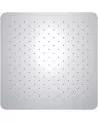 Soffione anticalcare in acciaio inox 200x200mm ultrapiatto