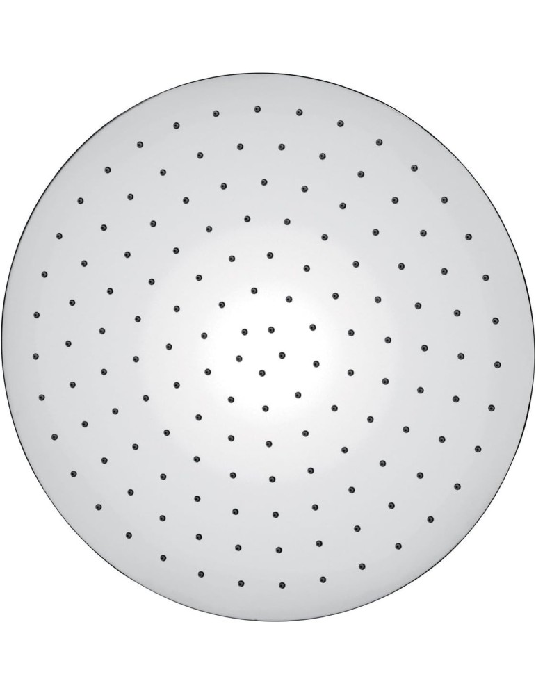 Paini Soffione anticalcare in acciaio inox diametro 200 ultrapiatto, Cromo