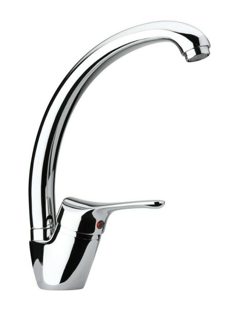 Paini Rubinetto Cucina Miscelatore Lavello Monocomando colore Cromo - 04CR570P1 Pilot Paini Rubinetto Cucina Miscelatore Lavello Monocomando colore Cromo - 04CR570P1 Pilot