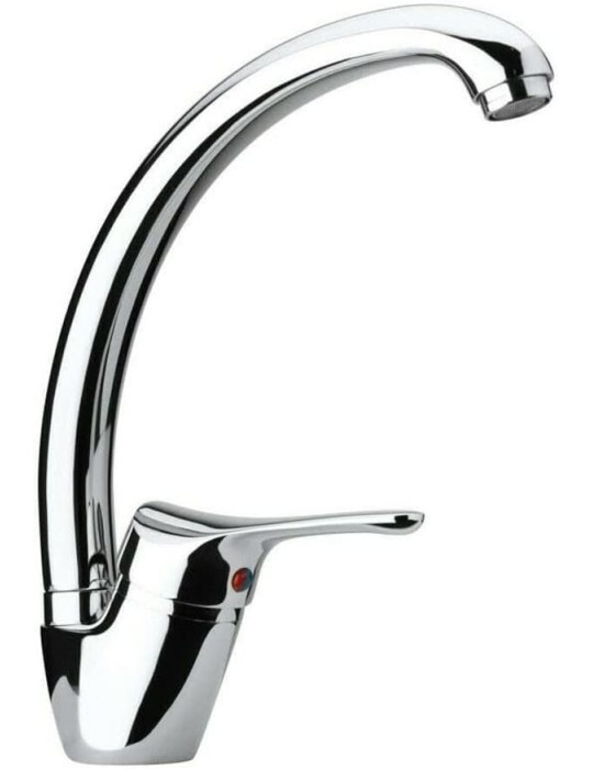 Paini Rubinetto Cucina Miscelatore Lavello Monocomando colore Cromo - 04CR570P1 Pilot Paini Rubinetto Cucina Miscelatore Lavello Monocomando colore Cromo - 04CR570P1 Pilot