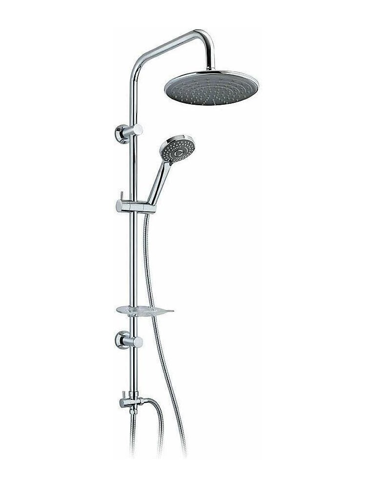 Colonna Doccia Paini RS 50CR191RSP3 Con Devitatore Cromata Colonna Doccia Paini RS 50CR191RSP3 Con Devitatore Cromata