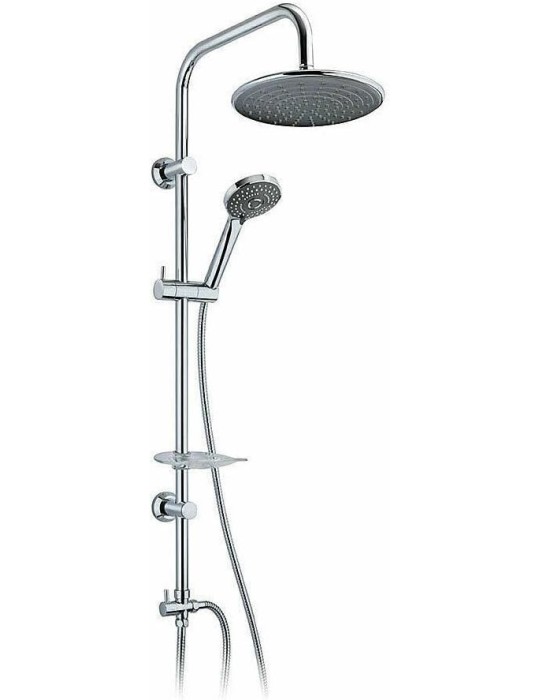 Colonna Doccia Paini RS 50CR191RSP3 Con Devitatore Cromata Colonna Doccia Paini RS 50CR191RSP3 Con Devitatore Cromata