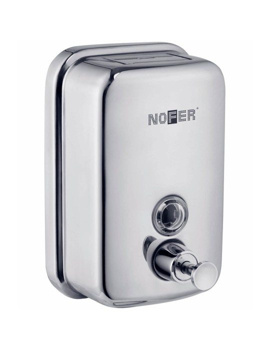 Dosatore di sapone 600 ml NOFER acciaio inox lucido 03001.06.B Dosatore di sapone 600 ml NOFER acciaio inox lucido 03001.06.B
