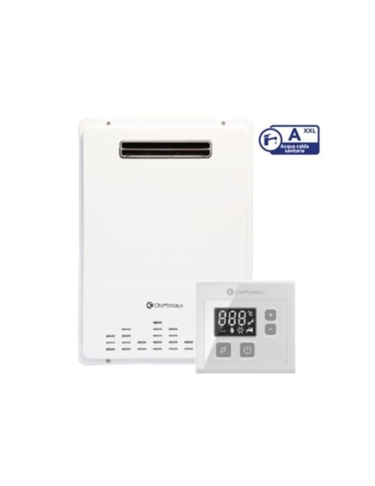 Scaldabagno a camera stagna  Chaffoteaux AVENIR PLUS LNX 16 SFT Metano 3632447 con KitScarico fumi coassiale