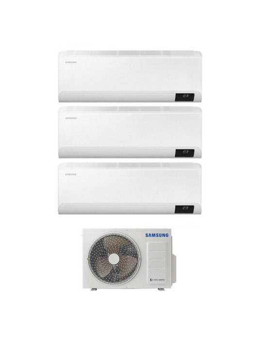 Climatizzatore Samsung Trial Split Inverter serie WINDFREE AVANT 9+9+9  R-32 Wi-Fi A+++ con AJ052TXJ3KG 5.2 Kw