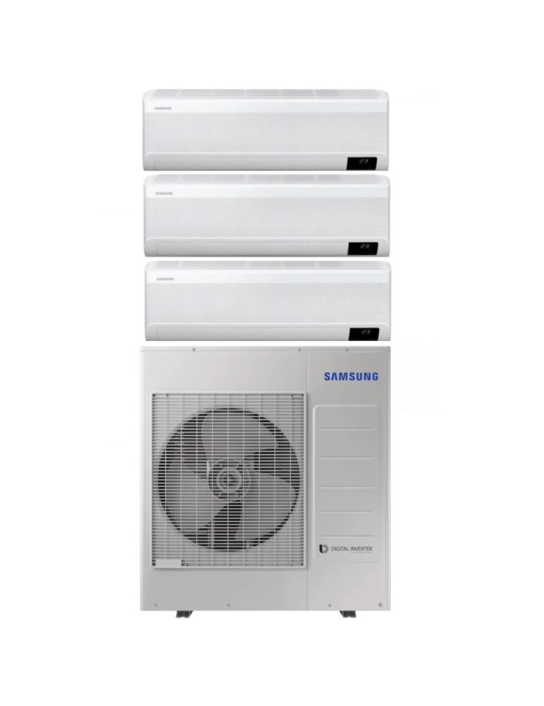 Climatizzatore Samsung Quadri Split Inverter serie WINDFREE AVANT 9+9+9  R-32 Wi-Fi A++ con AJ080TXJ4KG 8 Kw