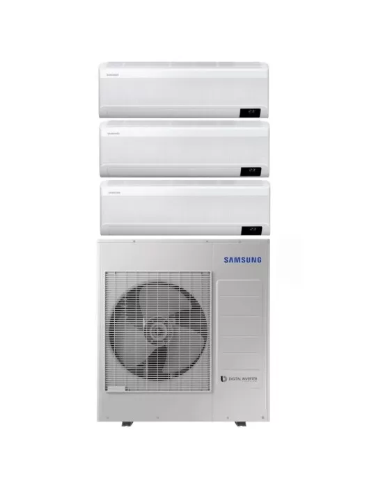 Climatizzatore Samsung Quadri Split Inverter serie WINDFREE AVANT 9+9+9 R-32 Wi-Fi A++ con AJ080TXJ4KG 8 Kw