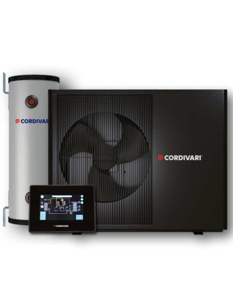 Pompa di Calore Cordivari Vestalis Solar 7 kw Monofase con Volano 50lt - Wifi Pompa di Calore Cordivari Vestalis Solar 7 kw Monofase con Volano 50lt - Wifi