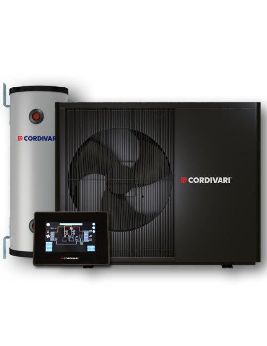 Pompa di Calore Cordivari Vestalis Solar 7 kw Monofase con Volano 50lt - Wifi Pompa di Calore Cordivari Vestalis Solar 7 kw Monofase con Volano 50lt - Wifi