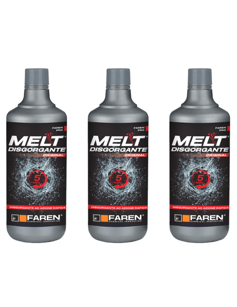 Faren  Discgorgante Acido Melt 750 ML confezione da 3 pezzi Faren  Discgorgante Acido Melt 750 ML confezione da 3 pezzi