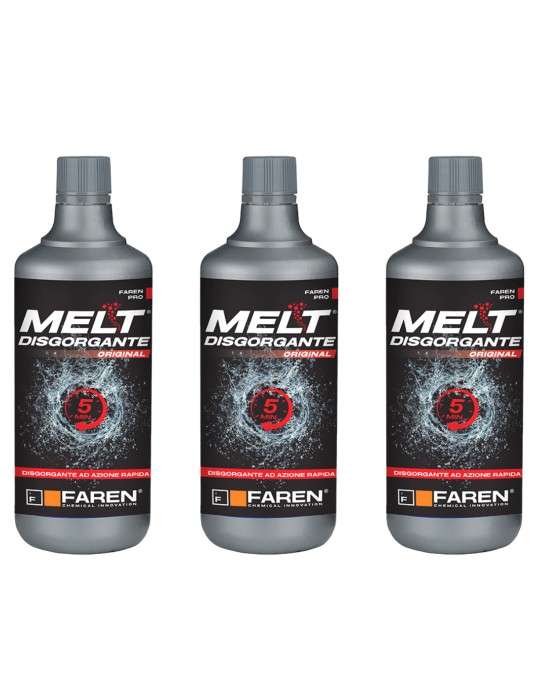 Faren  Discgorgante Acido Melt 750 ML confezione da 3 pezzi Faren  Discgorgante Acido Melt 750 ML confezione da 3 pezzi