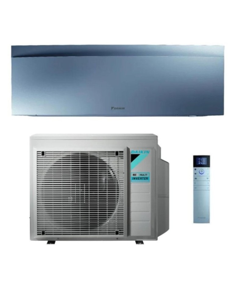 Climatizzatore Condizionatore Daikin Emura 3 Silver 18000 Btu Monosplit Inverter R-32 Wi-Fi A++/A++ New Model 2022