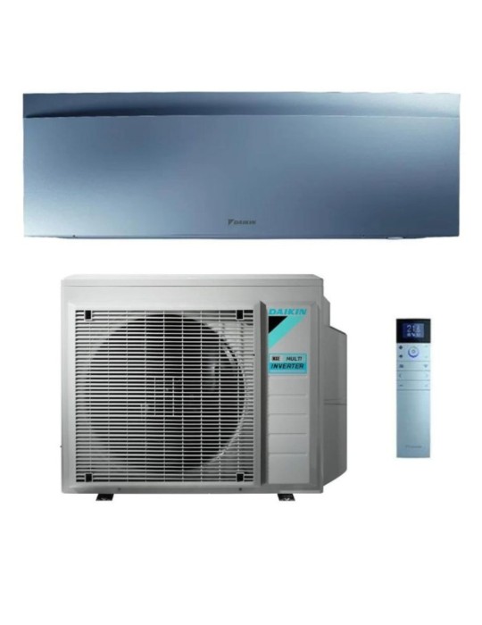 Climatizzatore Condizionatore Daikin Emura 3 Silver 18000 Btu Monosplit Inverter R-32 Wi-Fi A++/A++ New Model 2022