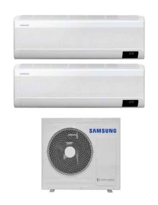 Climatizzatore Condizionatore Samsung Dual Split Inverter serie WINDFREE AVANT 12+18 con AJ050TXJ2KG R-32 Wi-Fi Climatizzatore Condizionatore Samsung Dual Split Inverter serie WINDFREE AVANT 12+18 con AJ050TXJ2KG R-32 Wi-Fi