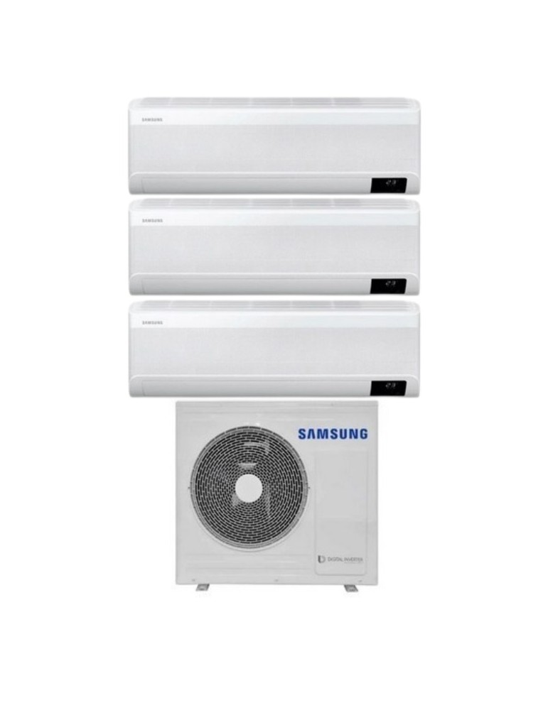 Climatizzatore Condizionatore Trial Split Inverter Samsung Serie Windfree Avant 9000+9000+9000 btu con AJ080TXJ4KG Wi-Fi Climatizzatore Condizionatore Trial Split Inverter Samsung Serie Windfree Avant 9000+9000+9000 btu con AJ080TXJ4KG Wi-Fi