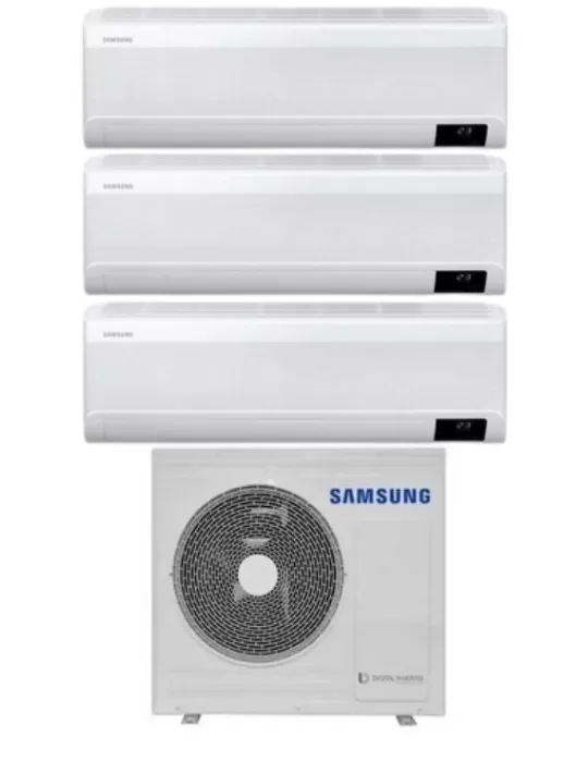 Climatizzatore Condizionatore Trial Split Inverter Samsung Serie Windfree Avant 9000+9000+9000 btu con AJ080TXJ4KG Wi-Fi Climatizzatore Condizionatore Trial Split Inverter Samsung Serie Windfree Avant 9000+9000+9000 btu con AJ080TXJ4KG Wi-Fi