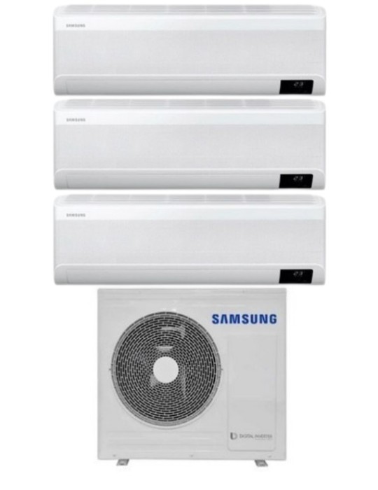 Climatizzatore Condizionatore Samsung Trial Split Inverter serie WINDFREE AVANT 9+9+9 con AJ052TXJ3KG R-32 Wi-Fi Climatizzatore Condizionatore Samsung Trial Split Inverter serie WINDFREE AVANT 9+9+9 con AJ052TXJ3KG R-32 Wi-Fi