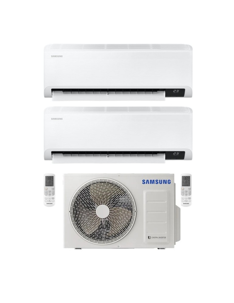 Climatizzatore Condizionatore Samsung Cebu Dual Split 12000+12000 btu R-32 U.E. 5.0 Kw Wi-Fi A++A+ Climatizzatore Condizionatore Samsung Cebu Dual Split 12000+12000 btu R-32 U.E. 5.0 Kw Wi-Fi A++A+