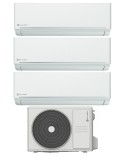 Climatizzatore Condizionatore Clivet EZCool Trial Split 9000+9000+12000 Btu Inverter R-32 Wi-Fi Optional A++ A+ U.E. 7.9 Kw