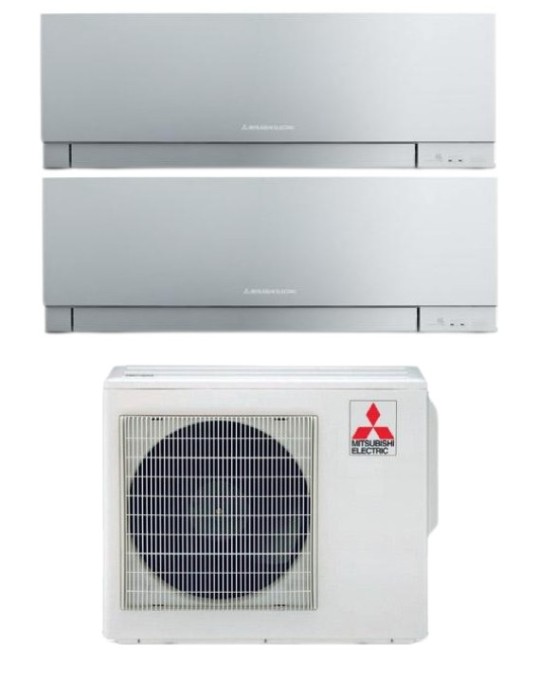 Mitsubishi Climatizzatore Dual Split Kirigamine Zen MSZ-EF Bianco 9+9 con MXZ-2F42VF Inverter R32 WiFi Classe A+++ Mitsubishi Climatizzatore Dual Split Kirigamine Zen MSZ-EF Bianco 9+9 con MXZ-2F42VF Inverter R32 WiFi Classe A+++