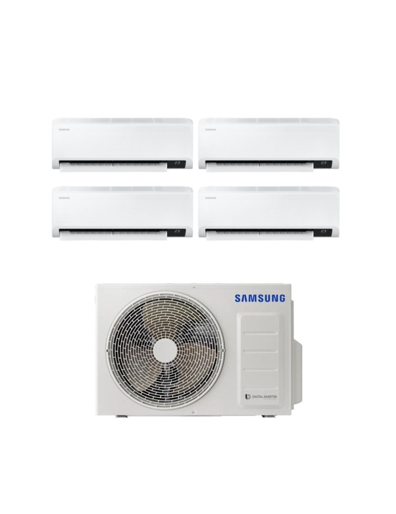 Climatizzatore Condizionatore Samsung Cebu Quadri Split 9000+9000+9000+9000 btu R-32 Wi-Fi A++A+ U.E. AJ080TXJ4KG 8 Kw Climatizzatore Condizionatore Samsung Cebu Quadri Split 9000+9000+9000+9000 btu R-32 Wi-Fi A++A+ U.E. AJ080TXJ4KG 8 Kw
