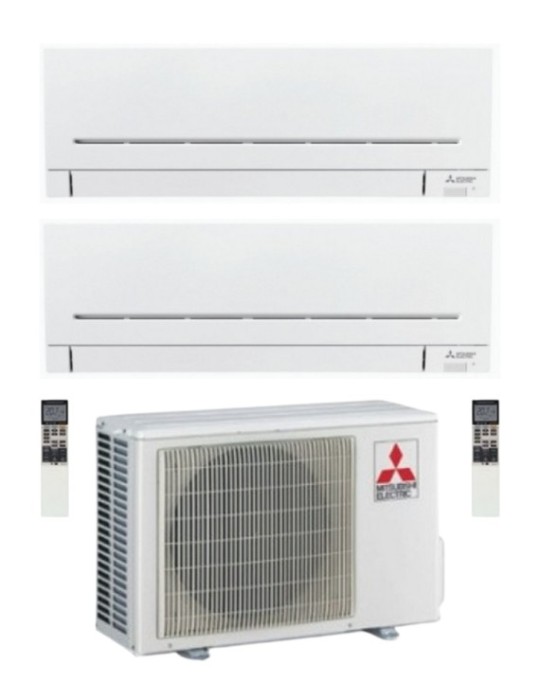 Climatizzatore Condizionatore Mitsubishi Electric MSZ-APVGK Linea Plus Dual Split 9000+12000 btu R-32 U.E. 5.3 Kw WiFi A+++A++  Climatizzatore Condizionatore Mitsubishi Electric MSZ-APVGK Linea Plus Dual Split 9000+12000 btu R-32 U.E. 5.3 Kw WiFi A+++A++