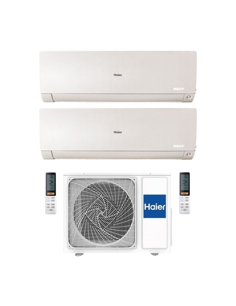 Haier Climatizzatore Dual Split Flexis Plus White 12+12 Con 2U50S2SM1FA-3 Inverter Wi-Fi Classe A++ Haier Climatizzatore Dual Split Flexis Plus White 12+12 Con 2U50S2SM1FA-3 Inverter Wi-Fi Classe A++