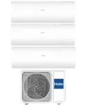 Haier Climatizzatore Trial Split Pearl 9+12+12 con 3U70S2SR5FA Inverter R-32 Wi-Fi Classe A++/A+