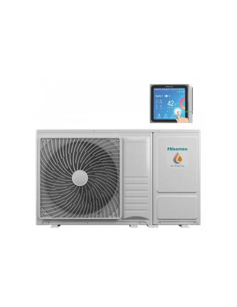 Pompa Di Calore Hisense HI-THERMA R-32 CHILLER 8.0 KW Monofase Inverter Con Modulo Idronico A+++ Pompa Di Calore Hisense HI-THERMA R-32 CHILLER 8.0 KW Monofase Inverter Con Modulo Idronico A+++