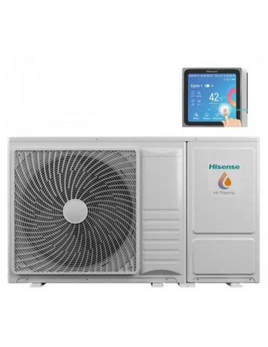 Pompa Di Calore Hisense HI-THERMA R-32 CHILLER 8.0 KW Monofase Inverter Con Modulo Idronico A+++ Pompa Di Calore Hisense HI-THERMA R-32 CHILLER 8.0 KW Monofase Inverter Con Modulo Idronico A+++