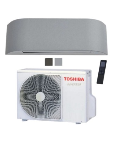 Climatizzatore Toshiba Haori Light/Dark Gray 13000 Btu Monosplit Hybrid Inverter R-32 Wi-Fi A+++