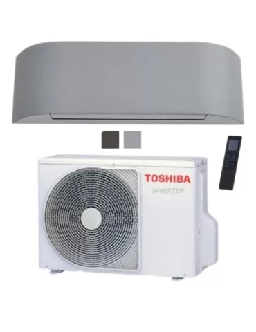 Climatizzatore Toshiba Haori Light/Dark Gray 13000 Btu Monosplit Hybrid Inverter R-32 Wi-Fi A+++