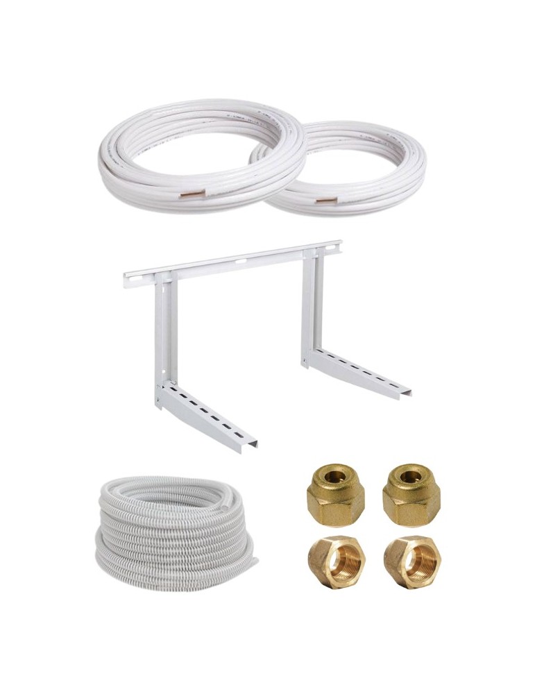 KIT INSTALLAZIONE CONDIZIONATORE TUBI RAME 1/4 3/8 5 MT KIT INSTALLAZIONE CONDIZIONATORE TUBI RAME 1/4 3/8 5 MT