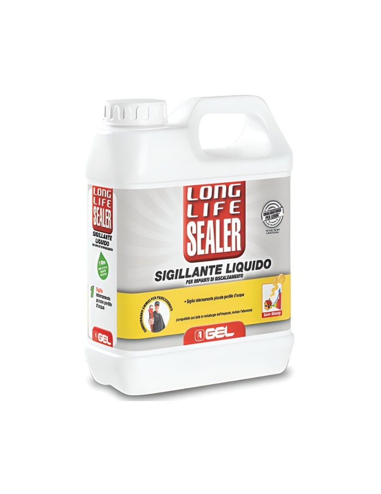 GEL Sigillante liquido Long Life Sealer per Impianti Riscaldamento 1 litro GEL Sigillante liquido Long Life Sealer per Impianti Riscaldamento 1 litro