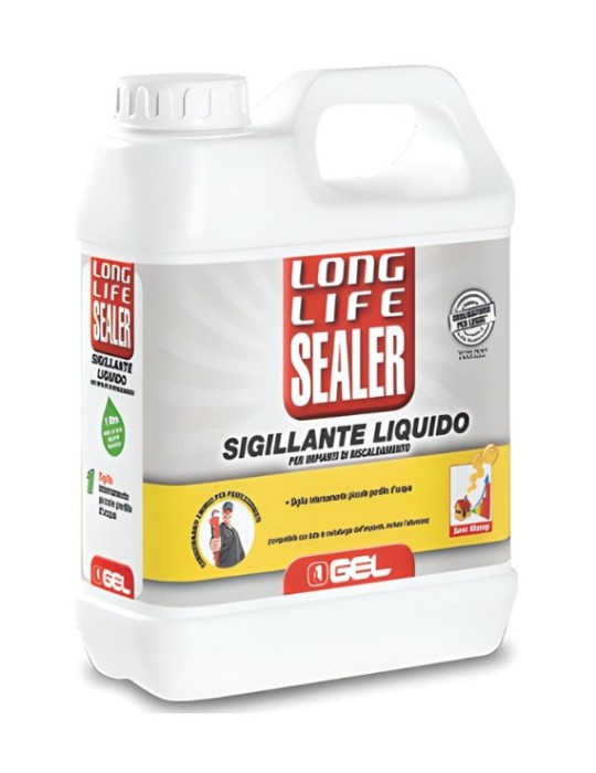 GEL Sigillante liquido Long Life Sealer per Impianti Riscaldamento 1 litro GEL Sigillante liquido Long Life Sealer per Impianti Riscaldamento 1 litro