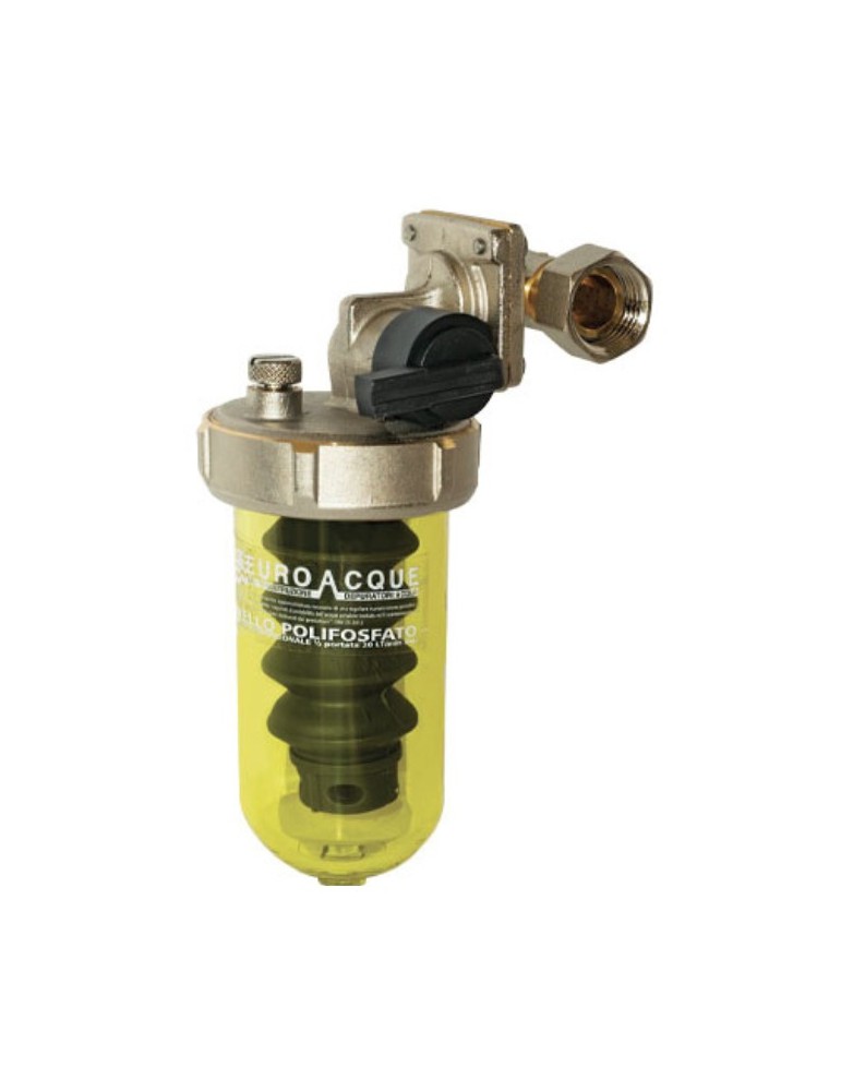 Euroacque Dosatore Polifosfati 1/2" Attacchi Ruotabili Con Bypass Euroacque Dosatore Polifosfati 1/2" Attacchi Ruotabili Con Bypass